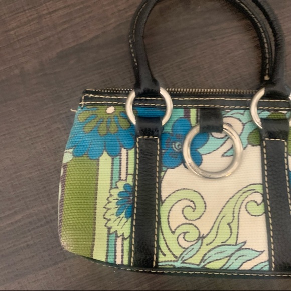 Isabelle Fiore small canvas floral striped bag - Picture 2 of 11